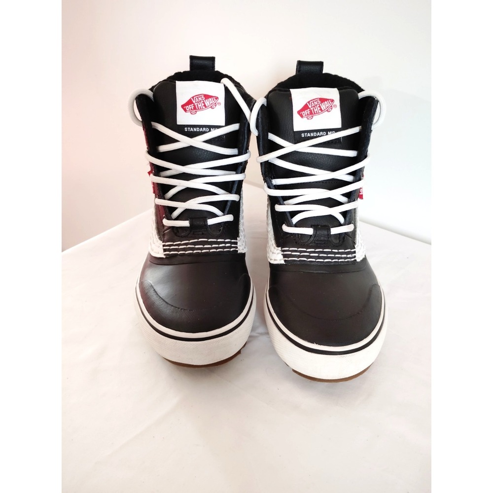Vans Standard Mid Snow MTE All Trac Black Anti Slip Waterproof Boots M 7.5/WM 9